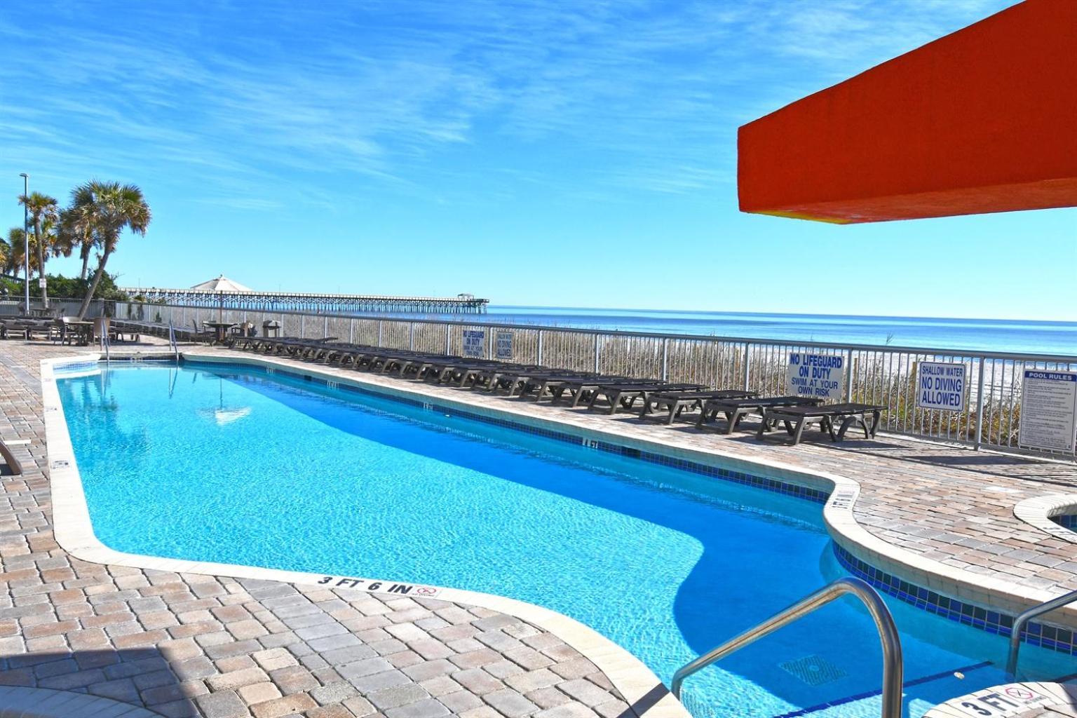 Вілла 7Th Floor! Modern Building, Direct Oceanfront View Мертл-Біч Екстер'єр фото