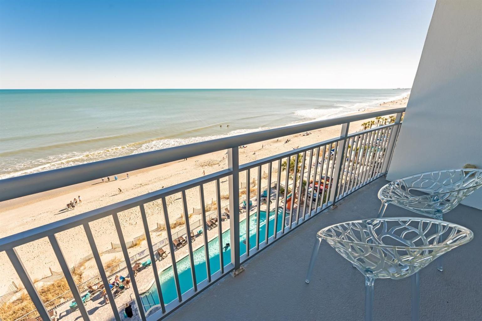Вілла 7Th Floor! Modern Building, Direct Oceanfront View Мертл-Біч Екстер'єр фото