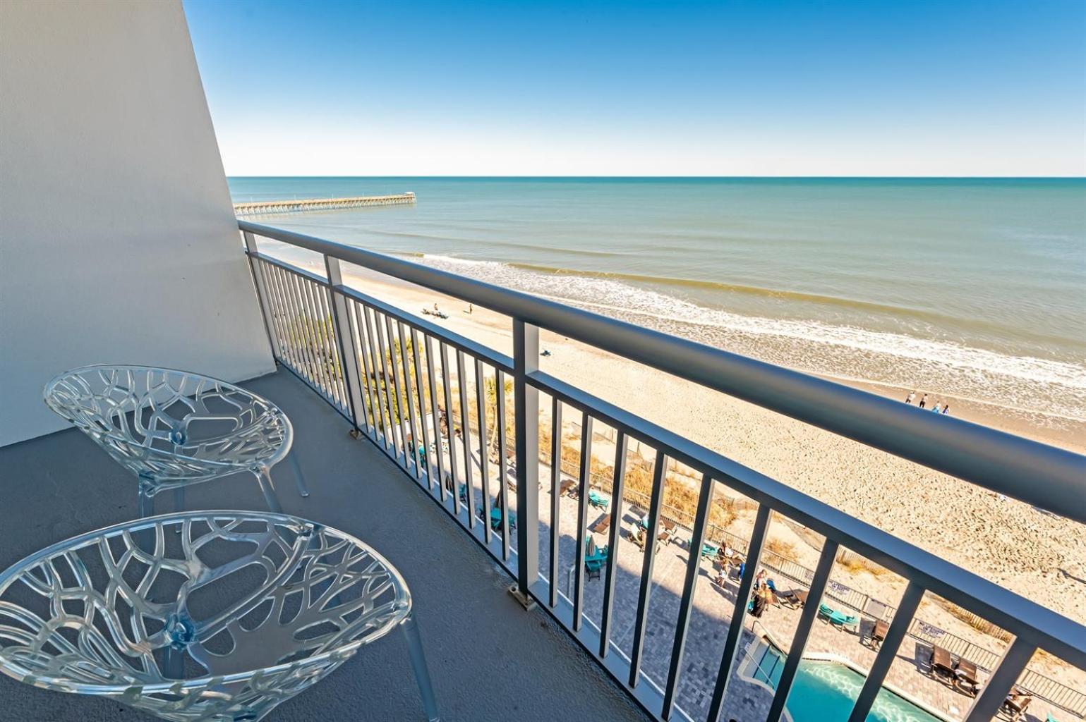 Вілла 7Th Floor! Modern Building, Direct Oceanfront View Мертл-Біч Екстер'єр фото