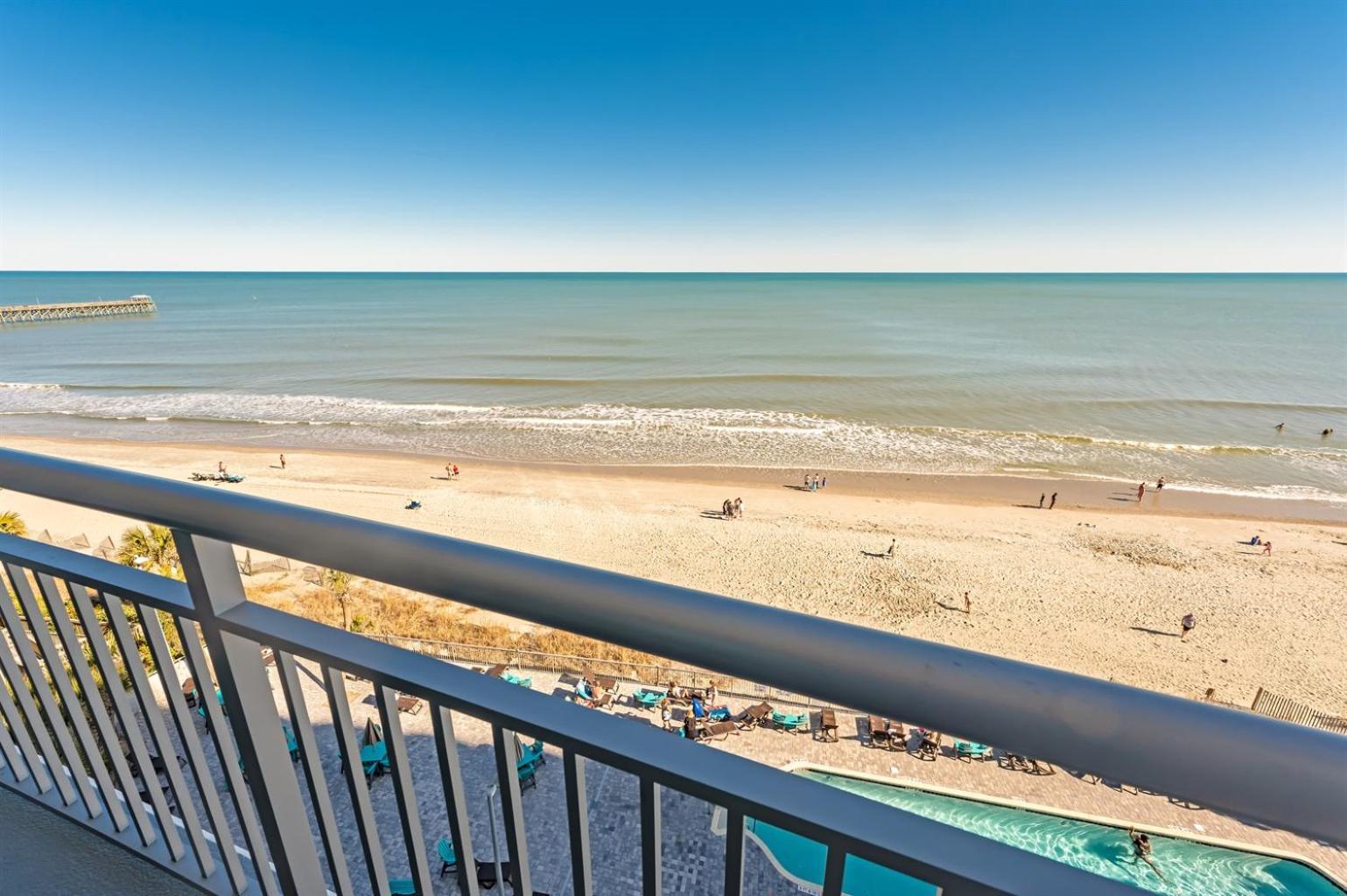 Вілла 7Th Floor! Modern Building, Direct Oceanfront View Мертл-Біч Екстер'єр фото